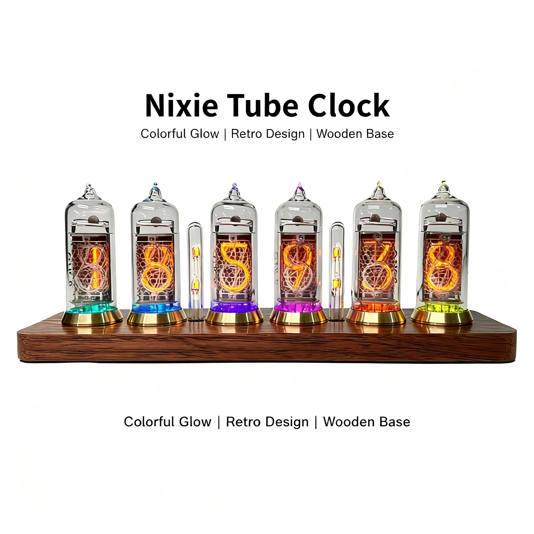 Amazon.com: TPHRAVAL Nixie Clock ex-USSR IN-14 Glow Tube Clock